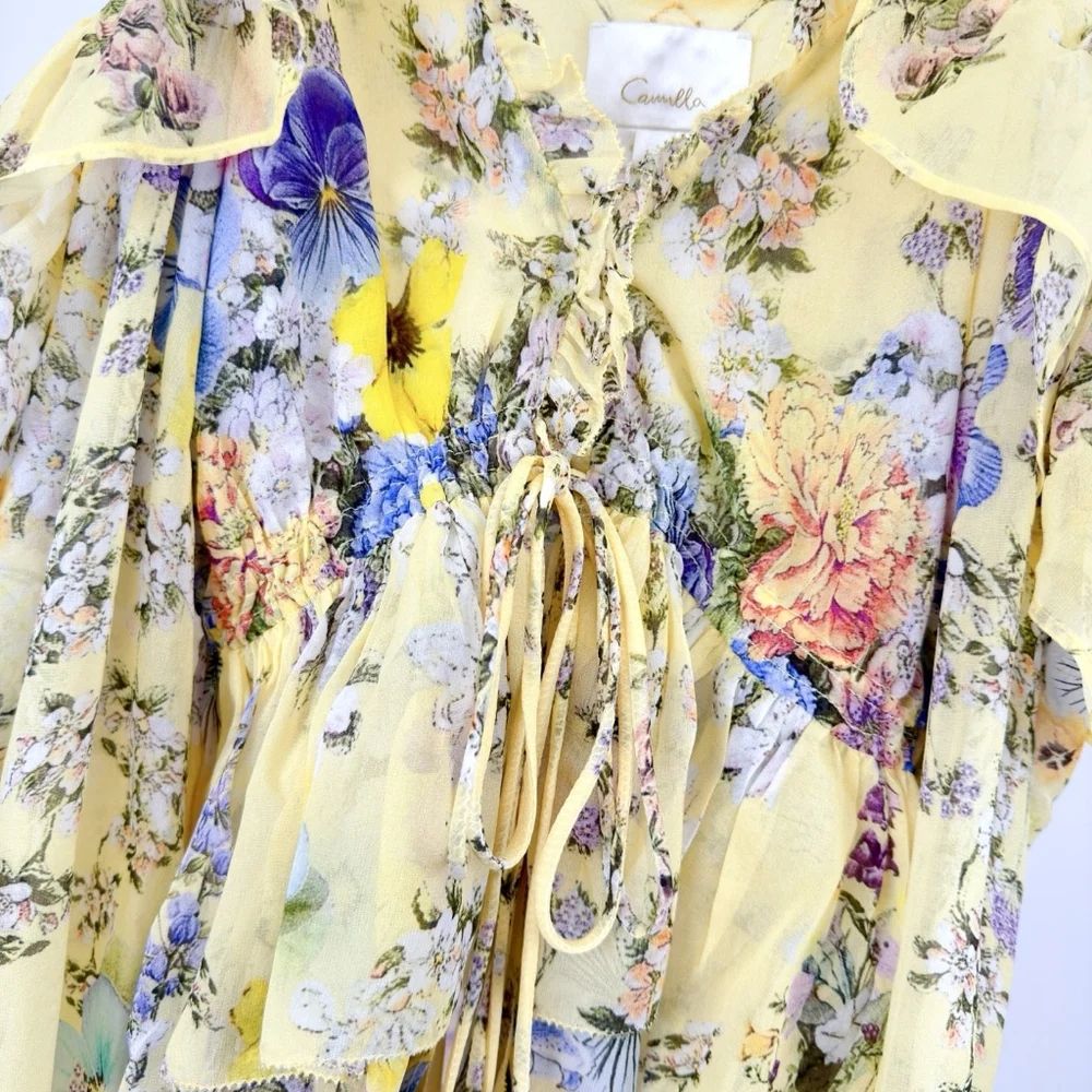 Camilla cold shoulder ruffle top - Picture 14 of 15